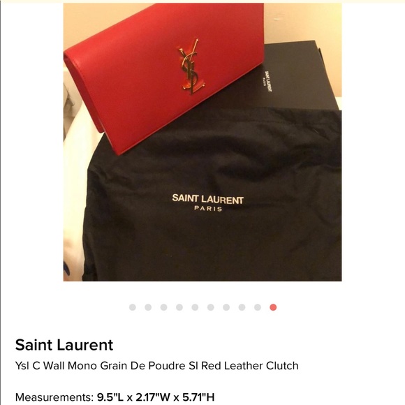 YSL Saint Laurent Clutch Monogram - Picture 8 of 8